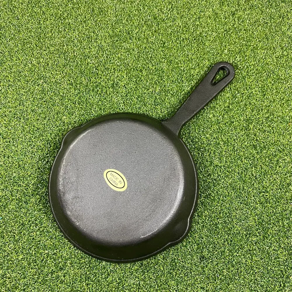 Cast Iron Deep Skillet Black 6